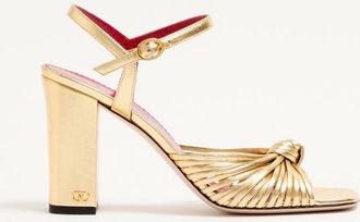 Valentino Garavani Annet Laminated Nappa Sandal 90Mm Wo