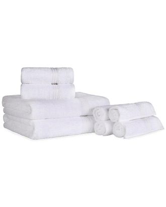 Superior Ultra Soft Assorted 8Pc Absorbent Egyptian Cotton Towel Set