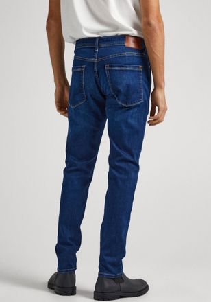 Pepe Jeans London Regular-fit-Jeans PEPE JEANS STANLEY, Herren, Gr. 32, L&auml;nge 32, blau (schwarz used wiser powerflex), Denim/Jeans, Obermaterial: 84% Baumwolle, 15% Pol