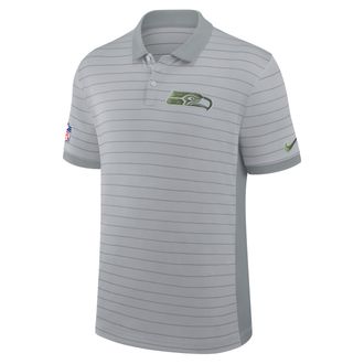 Nike Seattle Seahawks Rivalries Collection Sideline Victory Nike Mens Dri-FIT NFL Polo in Grey | 03BG0EP278-A75