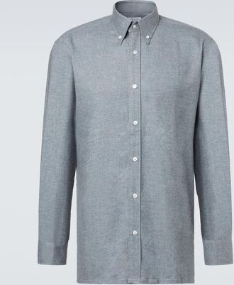 Charvet Camicia in flanella di cotone