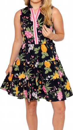 THML Clothing Bloom & Bright Dress In Black