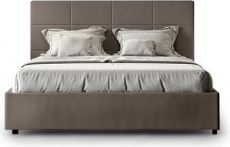Itamoby Cama Matrimonio Polipiel Canap&eacute; 160 X 190 Cm Dise&ntilde;o Mika Coffee