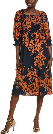 Nanette Lepore Smocked Midi Dress