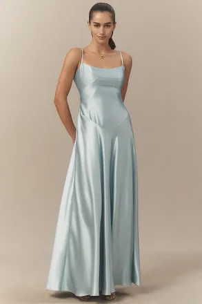 Mare Mare Emmy Satin Corset Maxi Dress