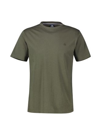 Lerros T-Shirt LERROS Basic T-Shirt in Grossen Gr&ouml;ssen, Herren, Gr. 6XL, gr&uuml;n (nordic olive), 100% Baumwolle, Rundhals, Shirts T-Shirt