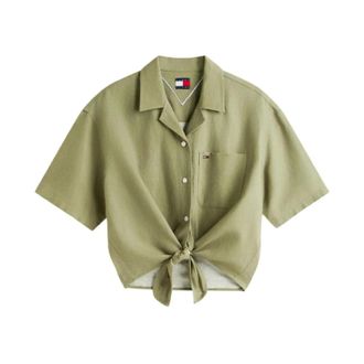 Tommy Hilfiger Shirts, female, Green, Size: XS Shirts