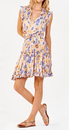 Dear John Denim Melodie Tiered Ruffle Dress In Lavender Medley