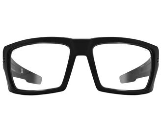 Spy Rebar Fashion Sunglasses Ansi Matte Black Clear, Polycarbonate