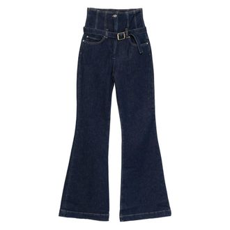 Pinko High-waisted Belted Jeans