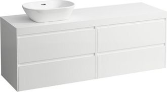 Laufen Laufen Lani Encimera De Lavabo Blanco Mate Incl. Mueble Bajo, 1
