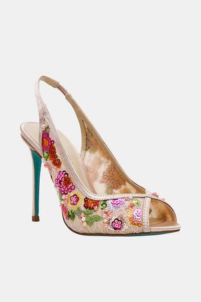 Betsey Johnson Gerri Sequin Heels