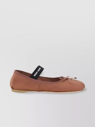 Miu Miu satin ballerina shoes