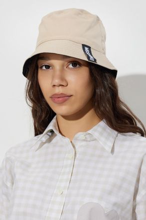 Moschino Reversible Hat, Unisex, Beige