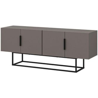 Calicosy Calicosy - Mueble De Tv 4 Puertas Y Patas De Metal L140 Cm - Titan