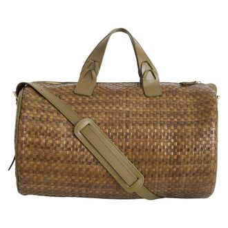 Ibeliv Bolso Shopper de Piel de Vacuno Tejida - Bags - Mujer - Marr&oacute;n - ONE SIZE