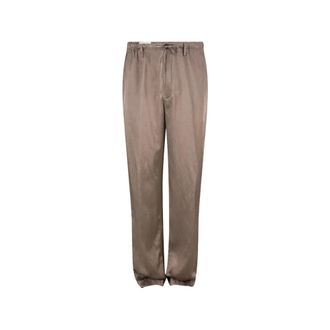 Dries Van Noten Straight Trousers, male, Pink, Size: XL Pantalone