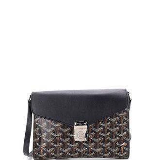 Goyard Chypre Wallet on Strap Coated Canvas with Leather