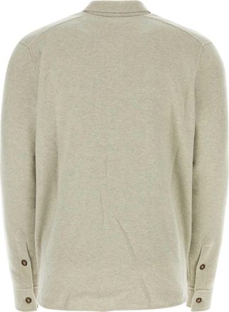 Le Kasha Mens Organic Cashmere Cardigan Gray