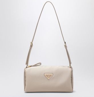 Prada Cameo-colored satin pouch