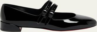 Christian Louboutin Sweet Jane Patent Ballerina Flats