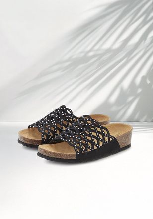 Lascana Womens Embellished Cork Tanals