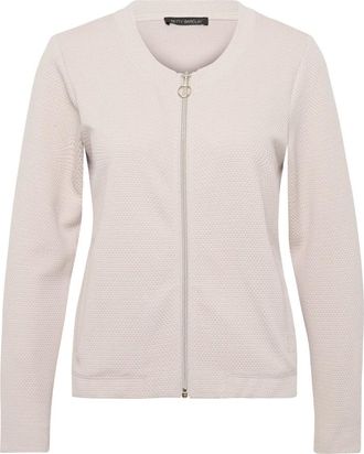 Betty Barclay Jassen, Dames, Beige, M, Gestructureerde Shirtjas