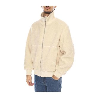 Only & Sons Dallas Sherpa Jacket OTW VD - Heren - Vesten met rits - Beige - L - Polyester - Hoodies & sweatvesten