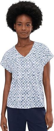 Tommy Bahama Kauai Coastal Sands T-Shirts Womens Clothing French Blue : LG (US 12-14), Cotton/Modal/Spandex