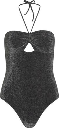 Karl Lagerfeld Signature Lurex Cheeky Ss - Dames - Badpakken - Zwart - L - Badmode