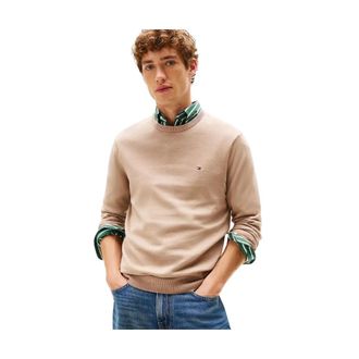 Tommy Hilfiger Heren, Truien, Beige, Maat: XL Katoen