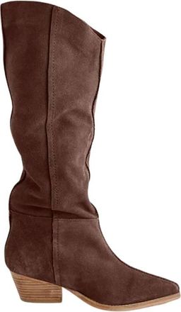 Free People Womens Sway Low Slouch Boot In Fudgesicle
