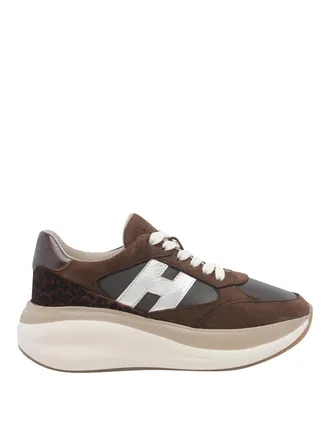 Hogan brown h714 sneakers