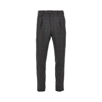 Pantaloni Torino Gentleman Fit Pantalon van Wol en Kasjmier - Heren - Broeken - Grijs - Maat: M Wol