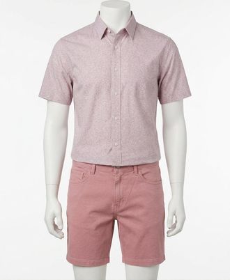 Faherty Essential Chino Shorts In Seapoint Red