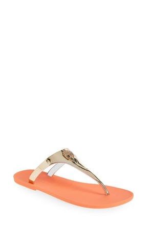 Kurt Geiger Maddison T-Bar Sandal in Bronze/Orange at Nordstrom Rack, Size 8Us / 38.5Eu