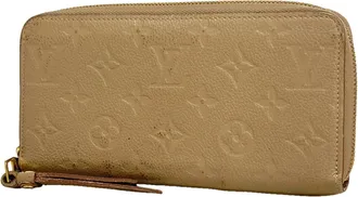 Louis Vuitton Taupe Long Wallet (Bi-Fold) (Pre-Owned)