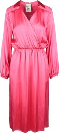 Semicouture Damesjurk - Dames - Casual kleedjes - Roze - S - Kleedjes