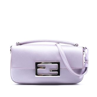 Fendi Pre-owned Fendi Satin Baguette Phone Pouch Satchel Ladies 7AS142-AMCP-229-0059