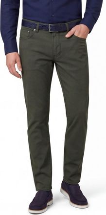 Brax katoenen Brax jeans Chuck donkergroen geprint normale fit