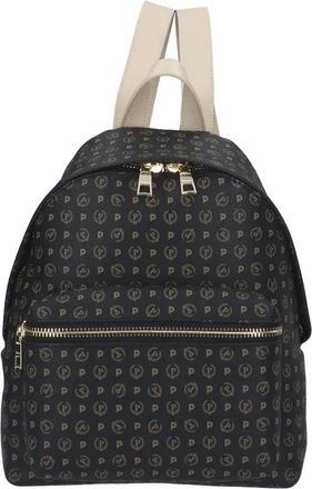 Pollini Heritage Eco-Leren Rugzak - Dames - Rugzakken - Zwart - ONE Size - Leer - Tassen