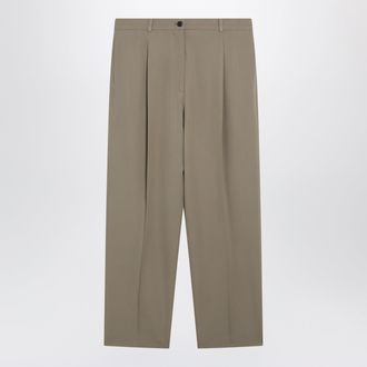 The Row Pantaloni Gianni sartoriali in lana beige