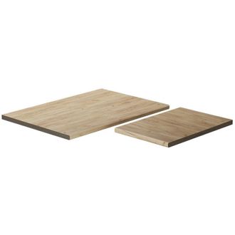 Vicco Encimera De Cocina R-line, Roble Dorado, 114 Cm (adecuado Para Unidad De Esquina 87x87)