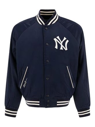 Polo Ralph Lauren yankees-logo bomber jacket - men - Cotton/Viscose - 3XL - Blue