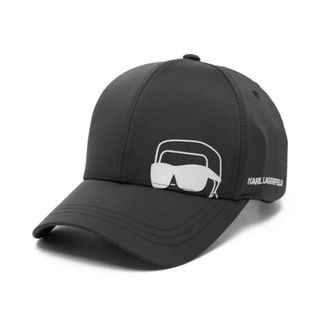 Karl Lagerfeld Caps - unisex - Petten - Zwart - ONE Size - Accessoires