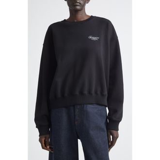 Givenchy Stamp Logo Graphic Sweatshirt in Black at Nordstrom, Size X-Small