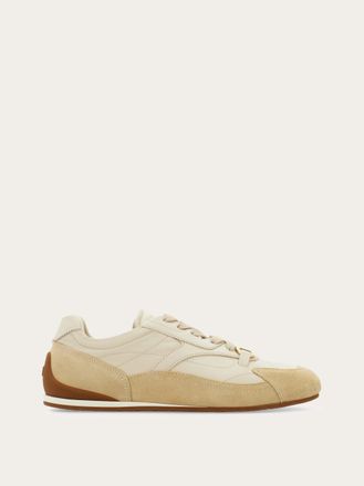 Ferragamo Donna Sneaker ornamento Gancini Bianco Taglia 35.5
