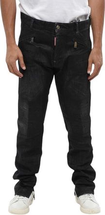 Dsquared2 Black Slim Mid Rise Jeans
