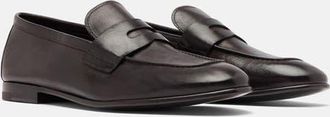 Scarosso Gregory Loafers in Dark Brown - Calf at Nordstrom, Size 42.5