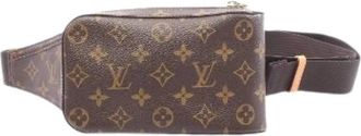 Louis Vuitton Pre-owned Belt Bags, female, Brown, Size: ONE SIZE Pre-owned Geronimos Monogram Waist Bag